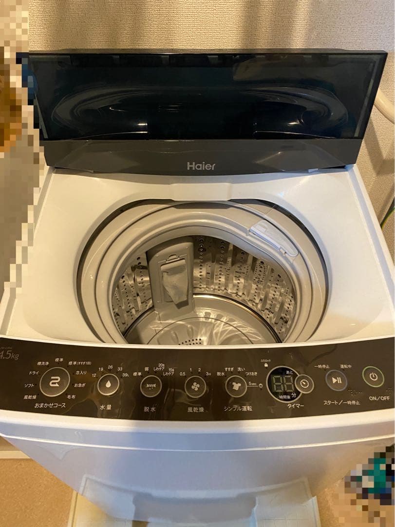 Haier JW-C45A ハイアール　全自動 洗濯機　4.5KG 【送料込み】