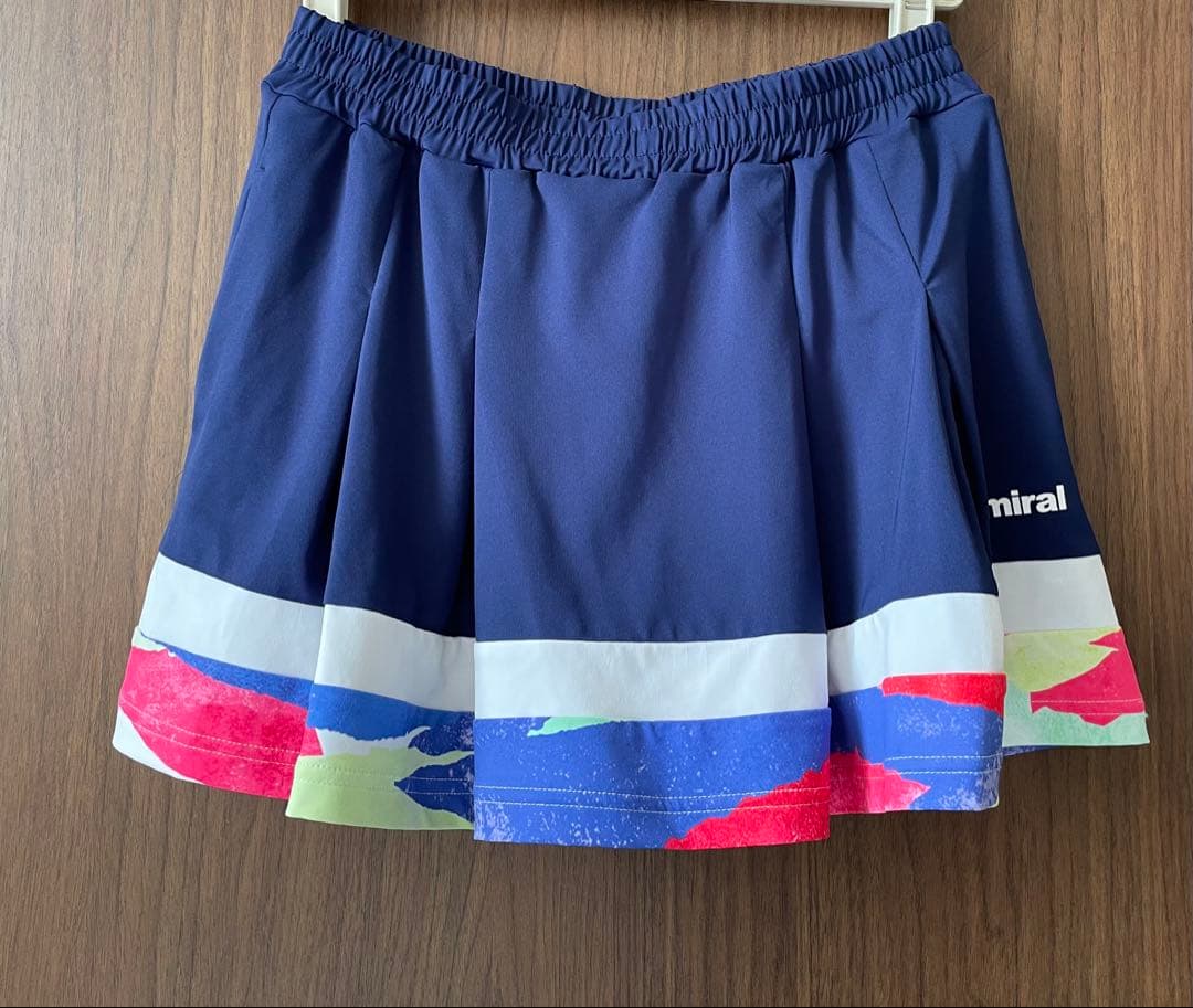 Admiral テニス ネイビー ティシャツ&スカート 上下セット