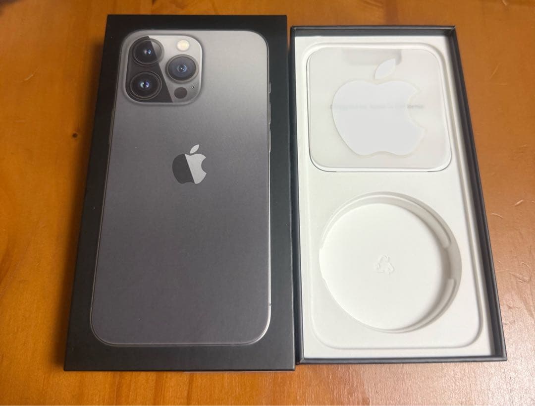 iphone13pro 本体 256GB グラファイト 箱付き 最大容量84%