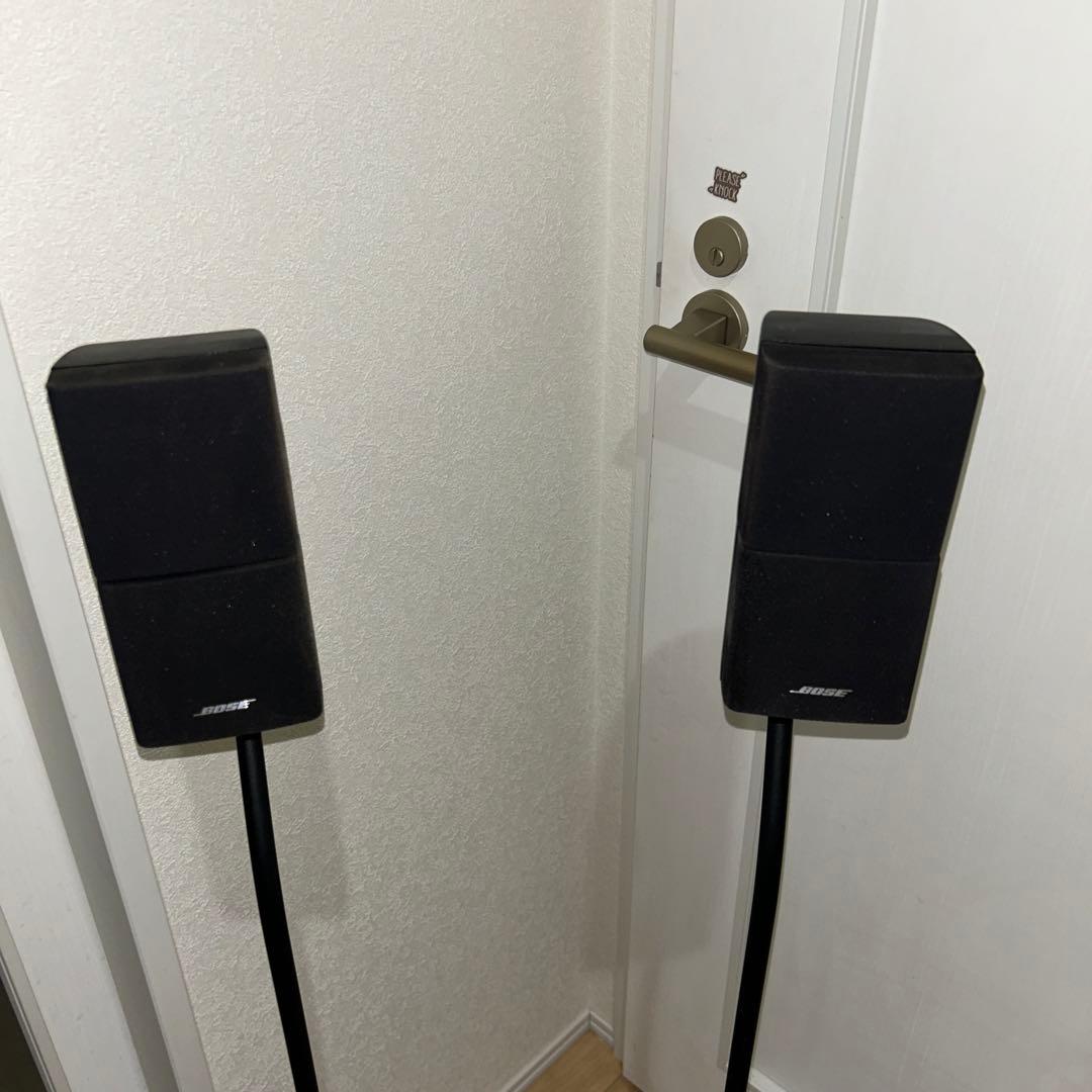 希少　動作ok BOSE サテライトスピーカー 2本クリスタルスタンド付き