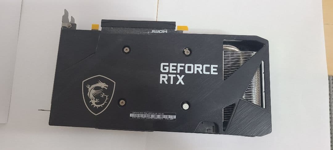 グラフィックボード・グラボ・ビデオカード GeForce RTX 3060 VENTUS 2X 12G OC MSI