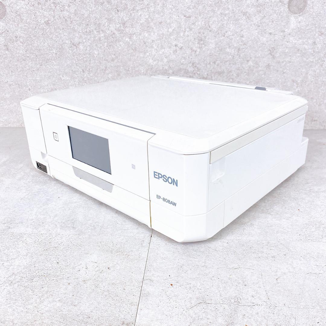 【現状品】EPSON インクジェットプリンター EP-808AW