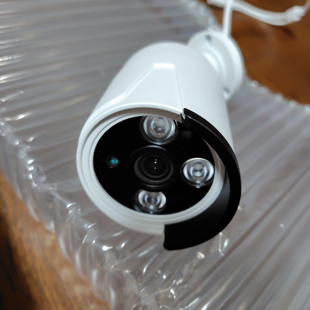 防犯カメラセット カメラ1台 12インチ液晶モニター ネット接続必要