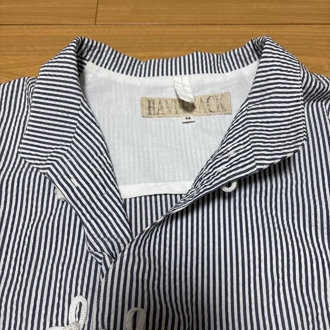 ハバーサックHAVERSACK チャイナ シャツ ジャケット シアサッカー