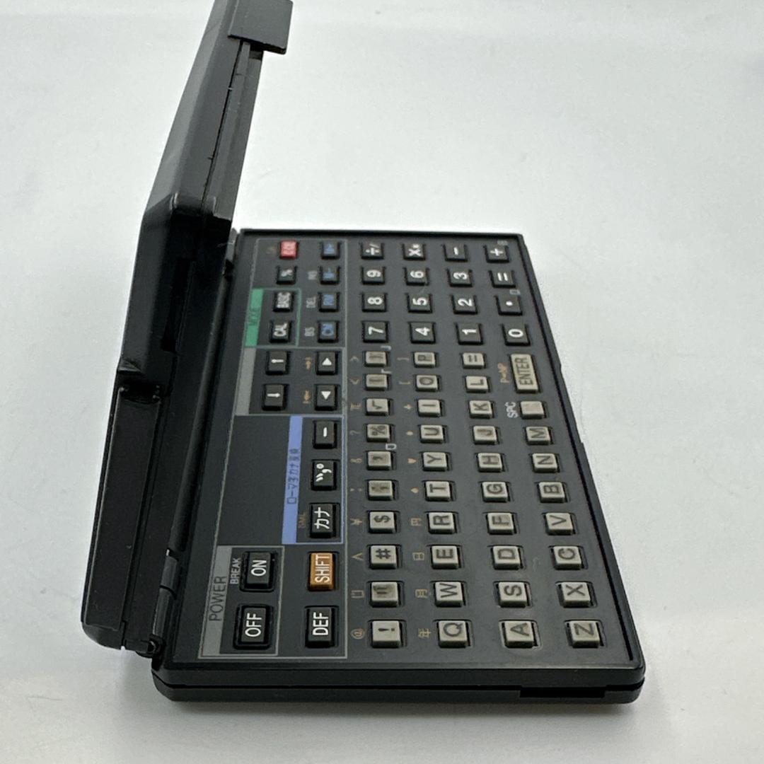 【良品】SHARP ポケットコンピューター PC-1280 ブラック 動作品