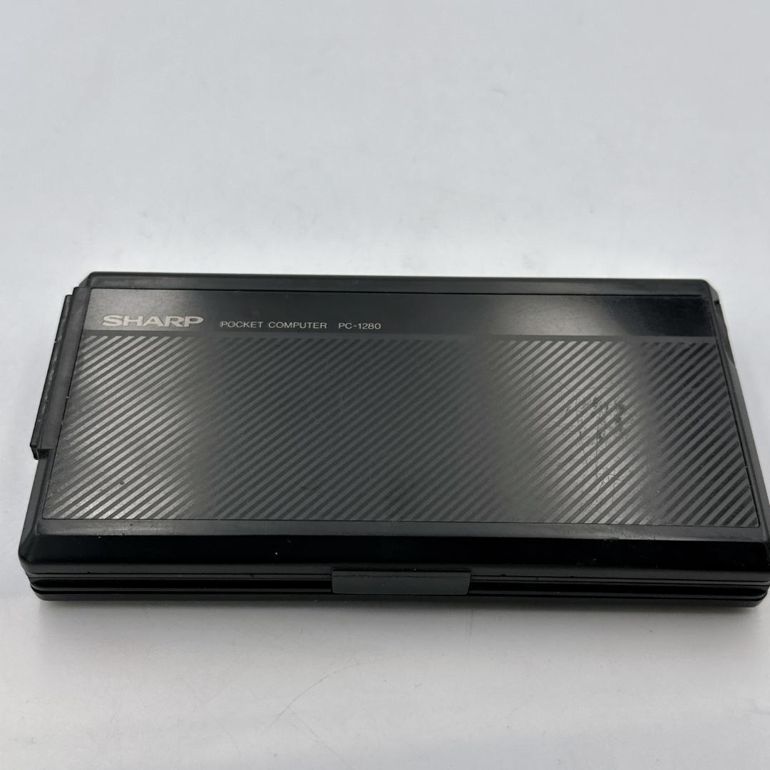 【良品】SHARP ポケットコンピューター PC-1280 ブラック 動作品