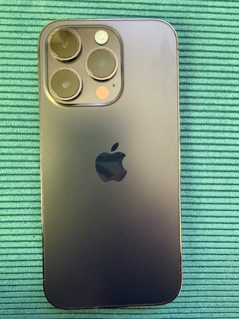 iPhone14proパープル箱、充電ケーブル付256GB