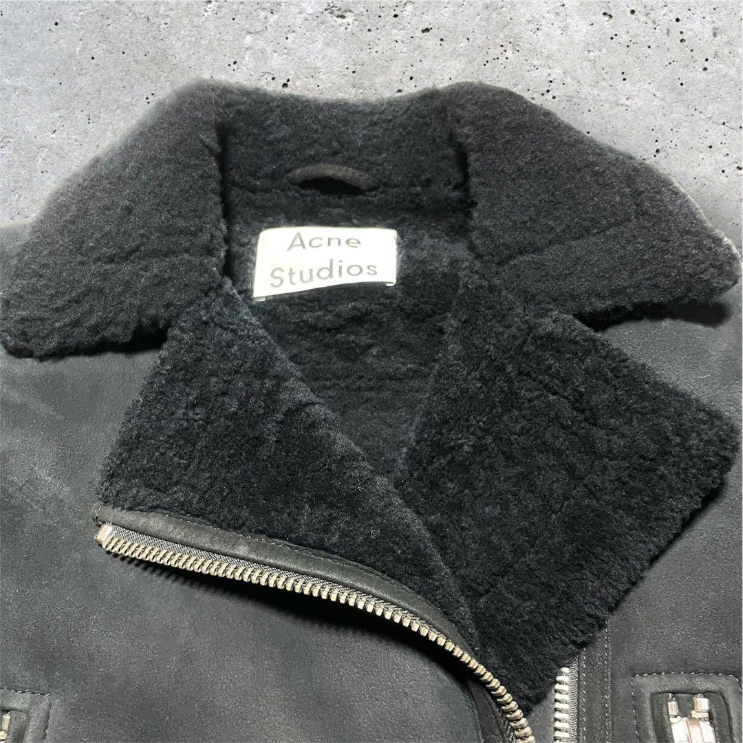 希少❤️ アクネストゥディオズ ムートン ライダース ジャケット