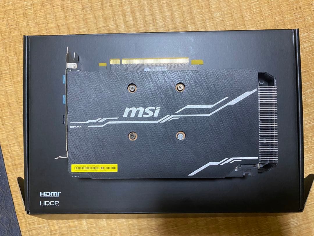 グラフィックボード・グラボ・ビデオカード MSI GeForce RTX 2060 SUPER VENTUS 8GB