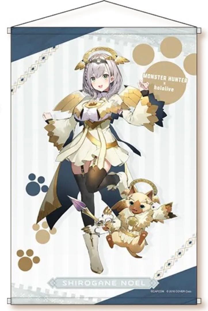 カプとれ限定】モンハン×ホロライブ タペストリー 白銀ノエル - メルカリ