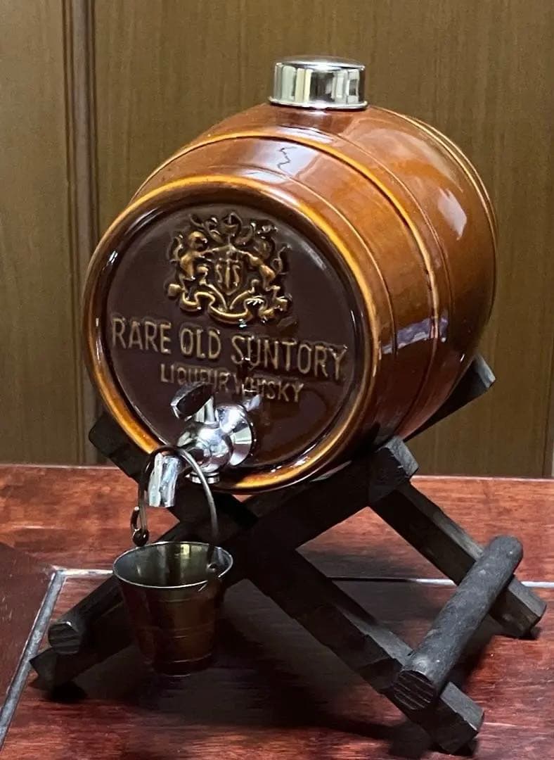 h*a様 【昭和レトロ】サントリー　壽屋　ウイスキー樽型セット　説明書袋付き 2026年最新】サントリー 樽型の人気アイテム - メルカリ
