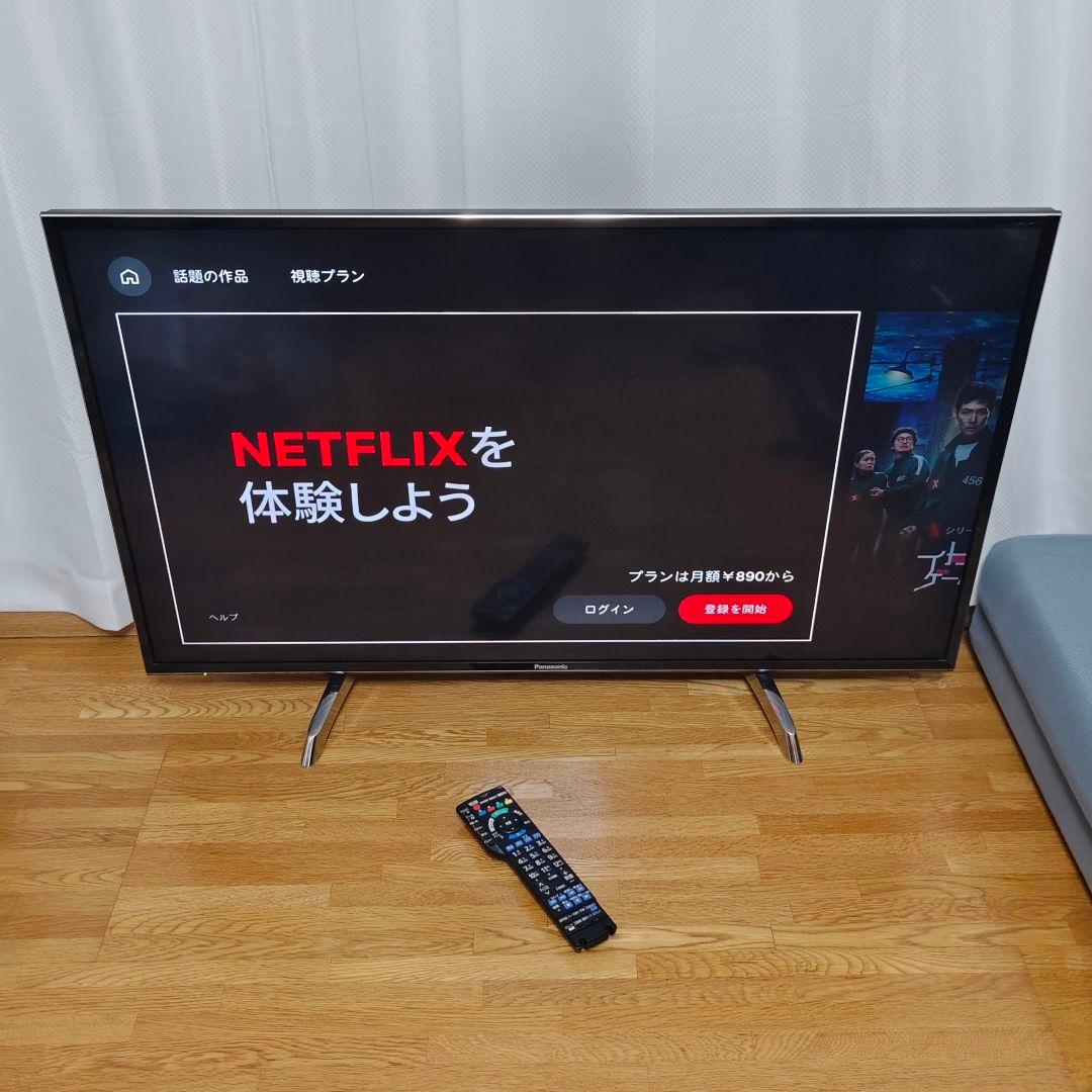 4k対応 パナソニック　43型 スマートテレビ ネット動画／地上波BSCS