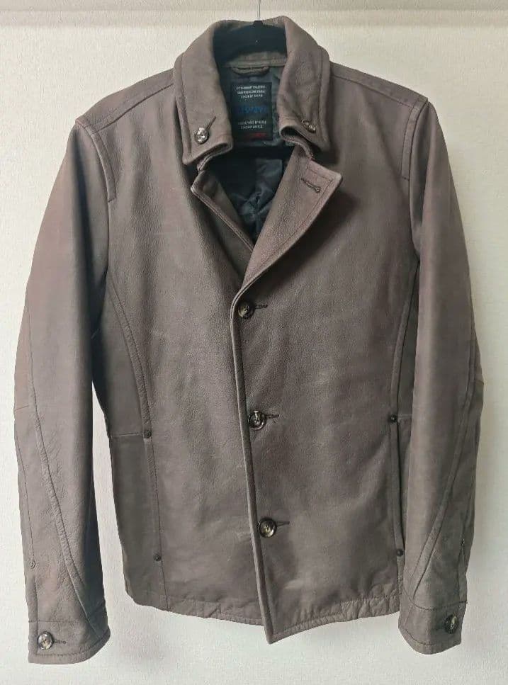 NICOLE CLUB FOR MEN】牛革レザージャケット 48 ブラウン系 - メルカリ