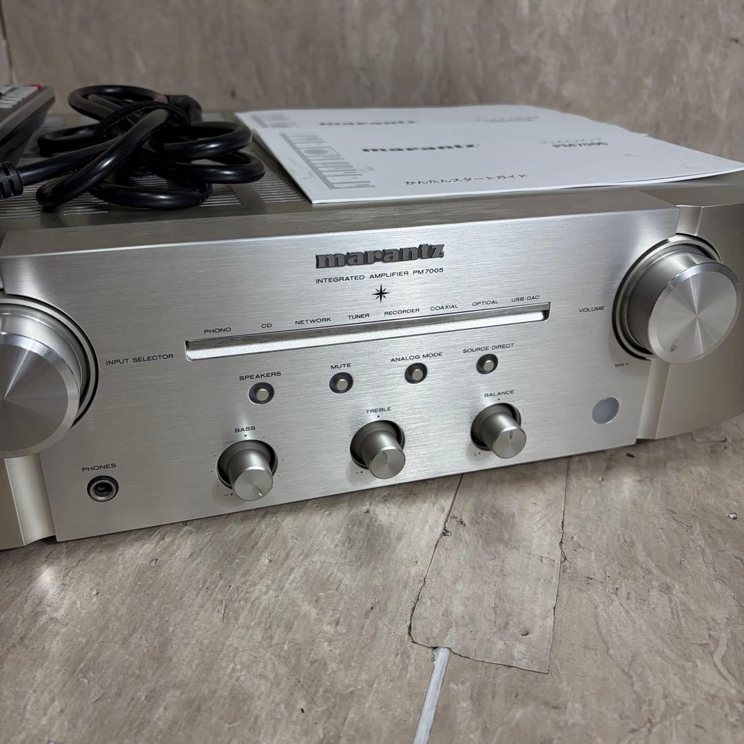 極美品 Marantz PM7005 プリメインアンプ リモコン 説明書付