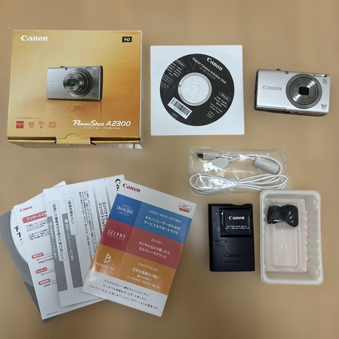 【動作確認済】Canon デジカメ　PowerShot A2300