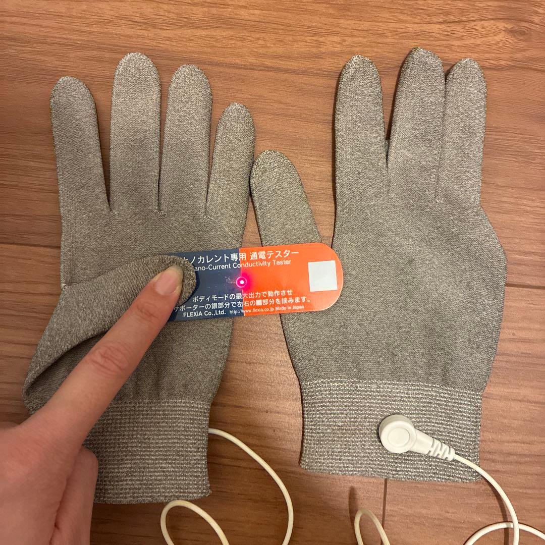 セルクリスタル　ナノカレント フレキシア 手袋　リフレッシュローション セット