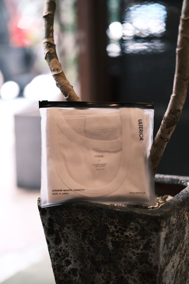 トップス ULTERIOR 25SS \"TUBULAR TANK TOP\" -WHITE-