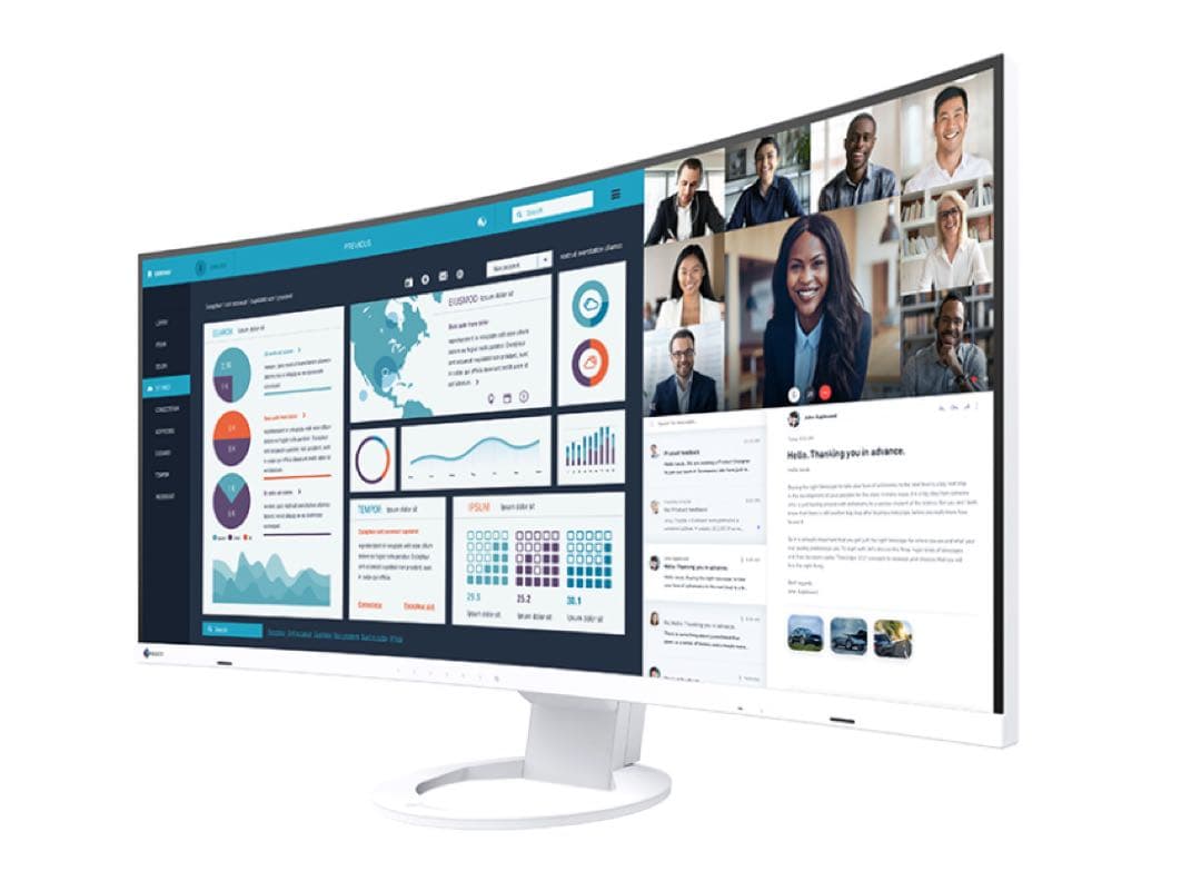 EIZO FlexScan EV3895 ウルトラワイド曲面モニター FlexScan EV3895 | EIZO株式会社