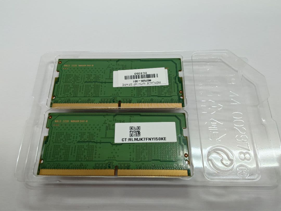 Samsung DDR5 ノート用メモリ DDR5-4800 8x2 16GB