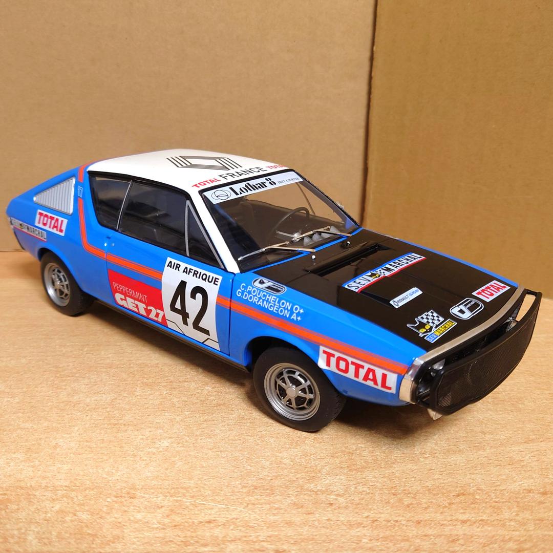 1/18 ルノー 17 ゴルディニ アビジャン ニース 1976 #42 ブルー - メルカリ