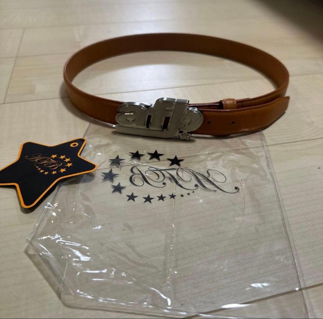 小物 afb LOGO BUCKLE BELT Lsize LOGO BUCKLE BELT – AFB
