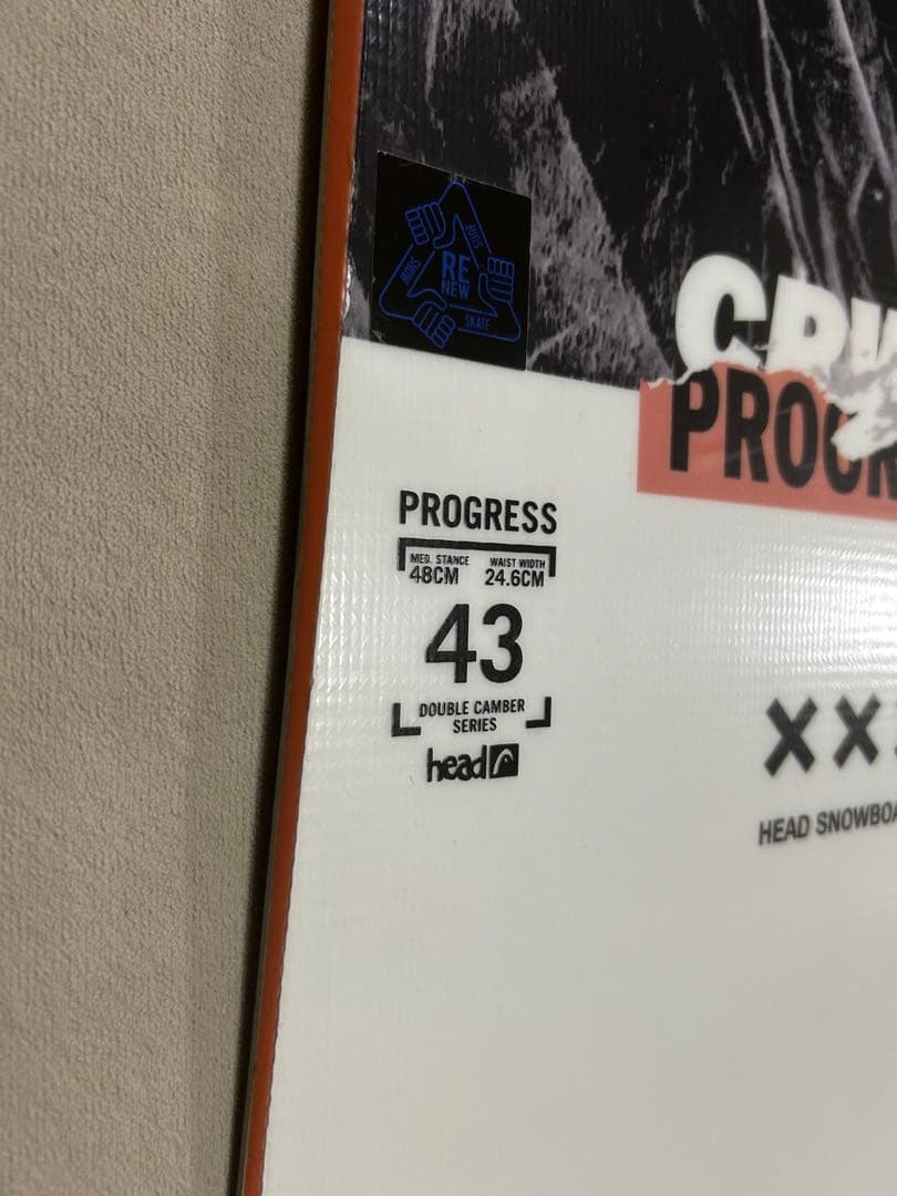 高年式スノーボードセットHEAD CRUW 143 × FLUX - メルカリ