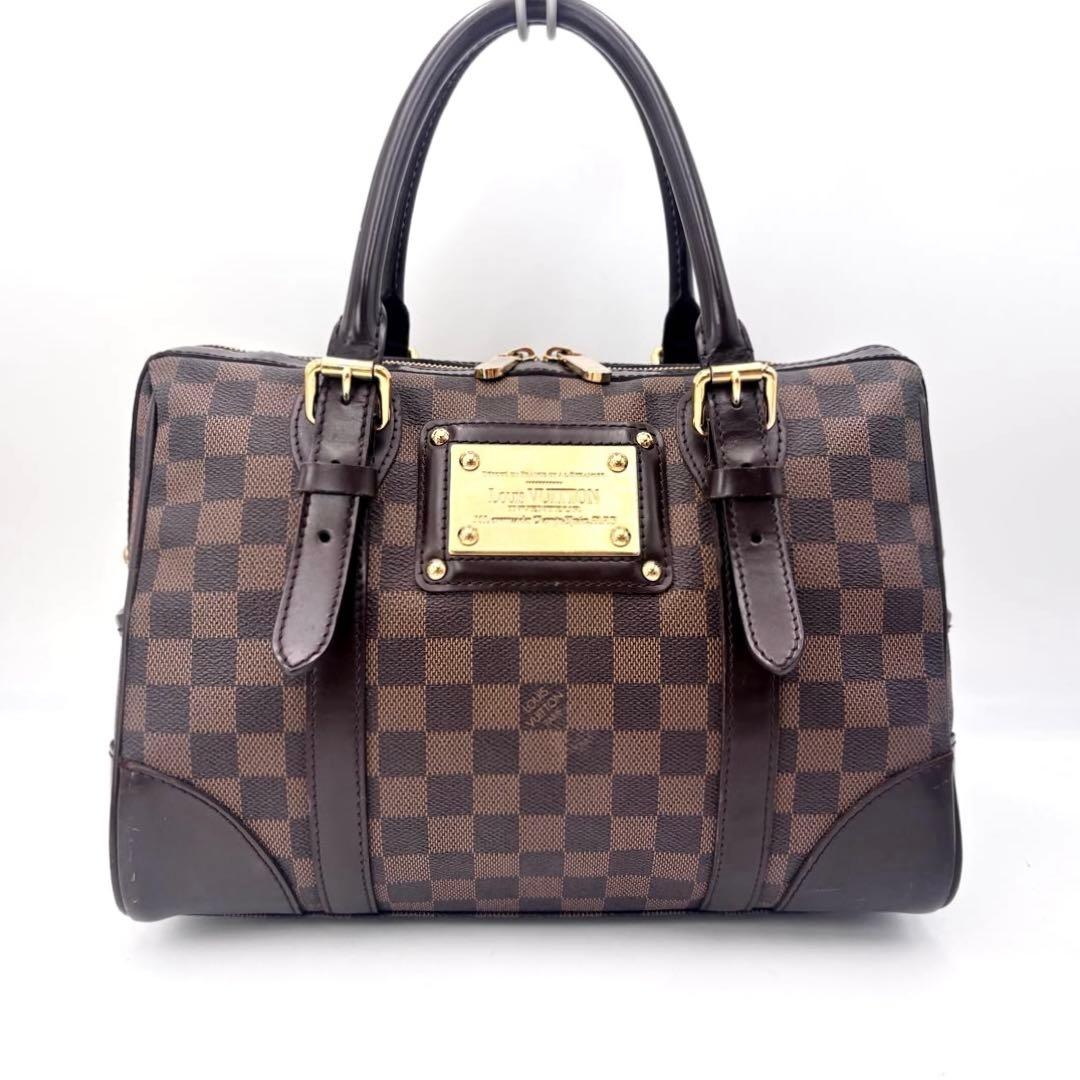 ルイヴィトン N52000 ダミエ バークレー トートバッグ ショルダーバッグ ルイ・ヴィトン LOUIS VUITTON バークレー N52000 ブラウン ダミエ