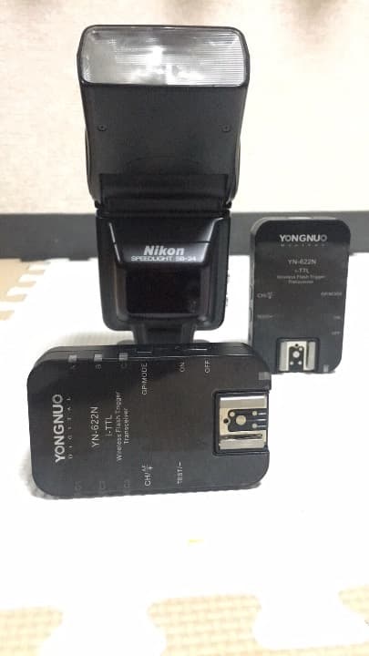YONGNUO YN-622 + NIKON スピードライトSB 24