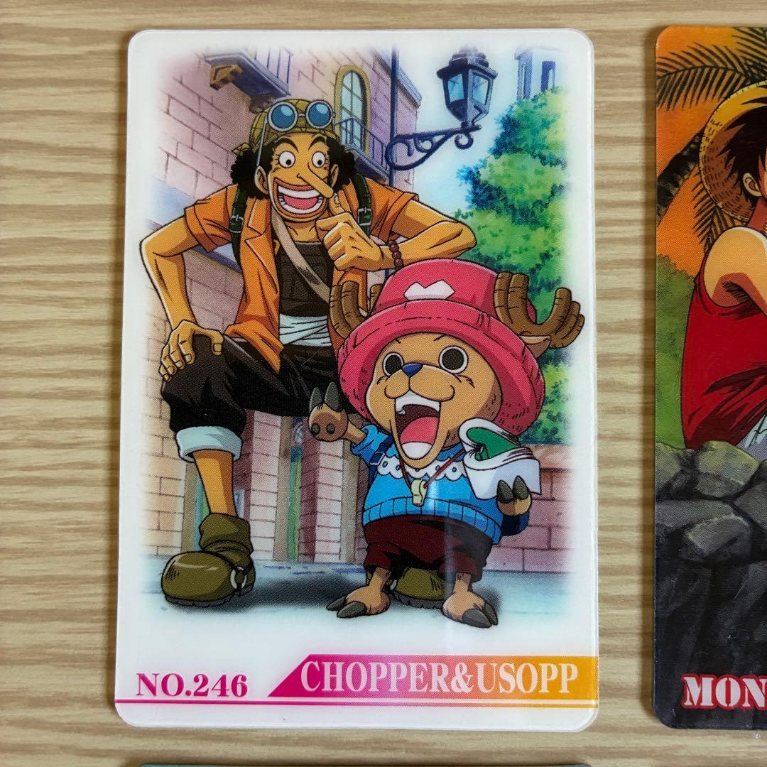 絶版】ワンピース 海賊王グミ 麦わらの一味カードセット➕バギー