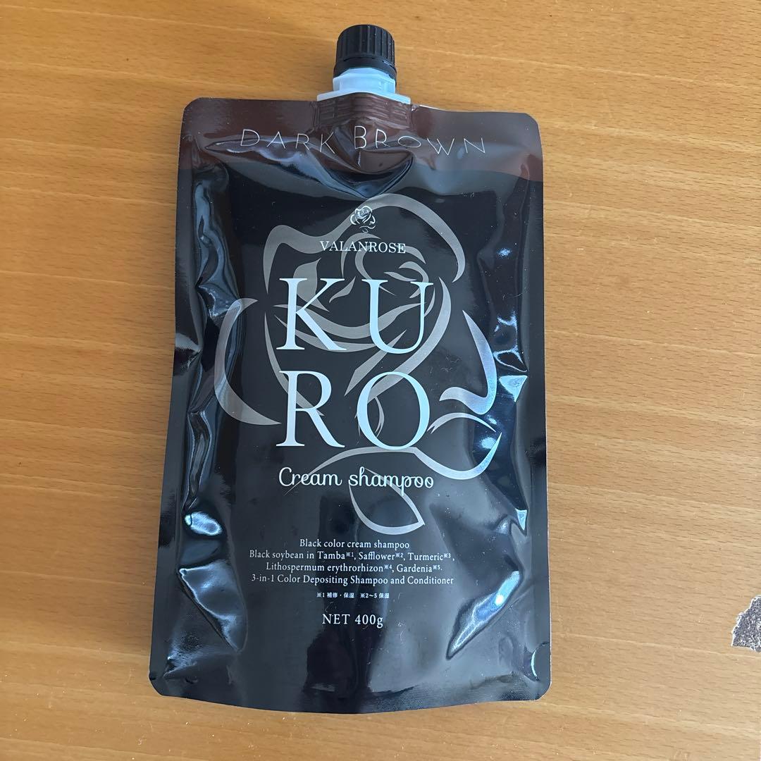 KURO Cream Shampoo ダークブラウン 400g - メルカリ