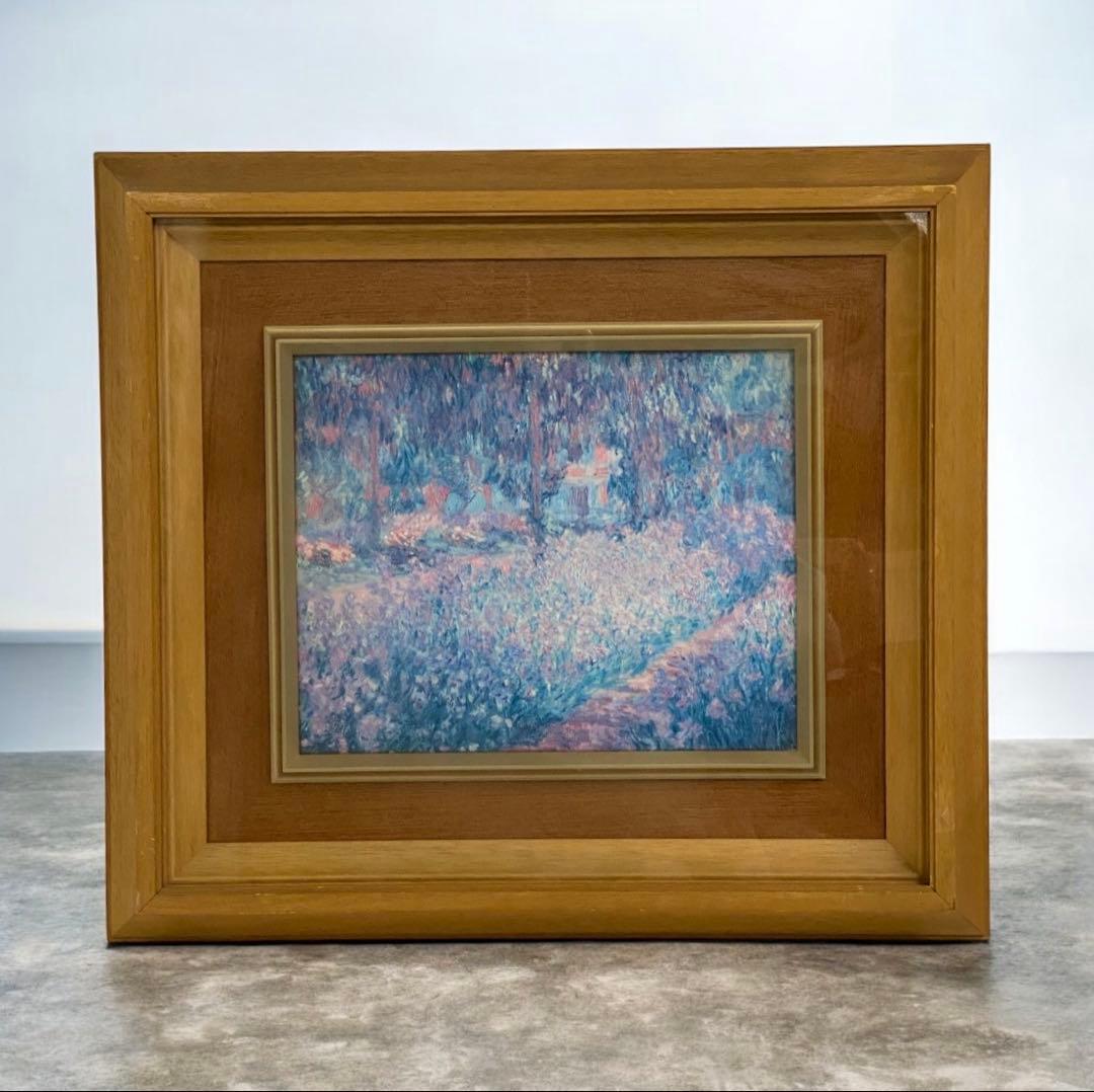 クロード・モネ　ジヴェルニーのモネの庭　複製画　26セ103 クロード・モネ ジヴェルニーのモネの庭 複製画 26セ103 - メルカリ