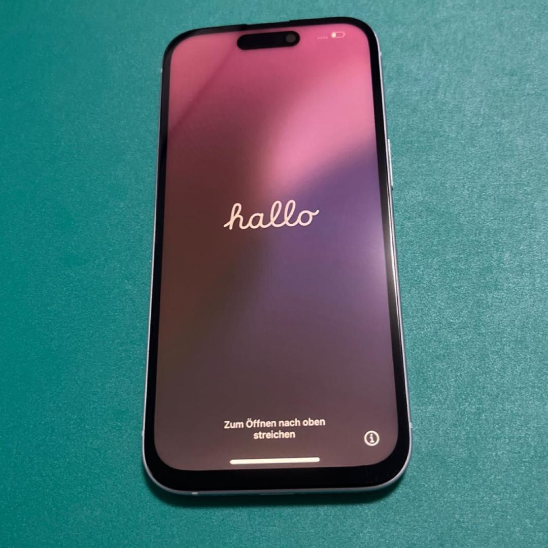 iPhone 15 ブルー 128 バッテリー100% ④