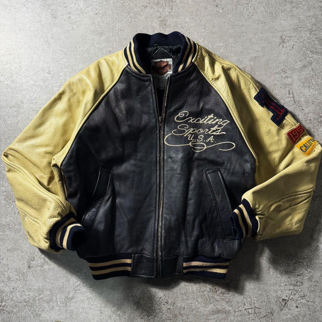 90s ハーレーダビッドソン フライトレザージャケット A-2 G-1 - メルカリ