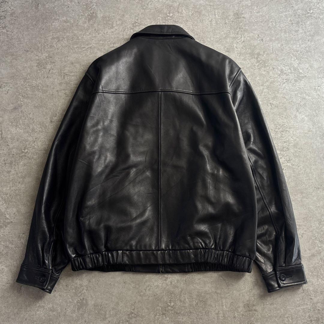 美品□CHAPS RALPH LAUREN【XL】レザージャケット ラムレザー - メルカリ