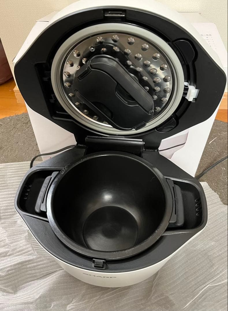 ヘルシオホットクック 1.6L KN-HW16G-W水なし自動調理鍋