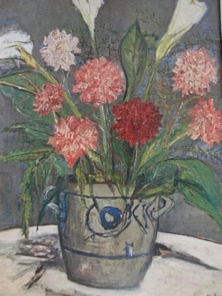 モーリス・ユトリロ、MauriceUtrillo、花瓶、限定高級画版、新品額装付 モーリス・ユトリロ 「サン・リュスティック通り」 | | アトリエ・ブランカ