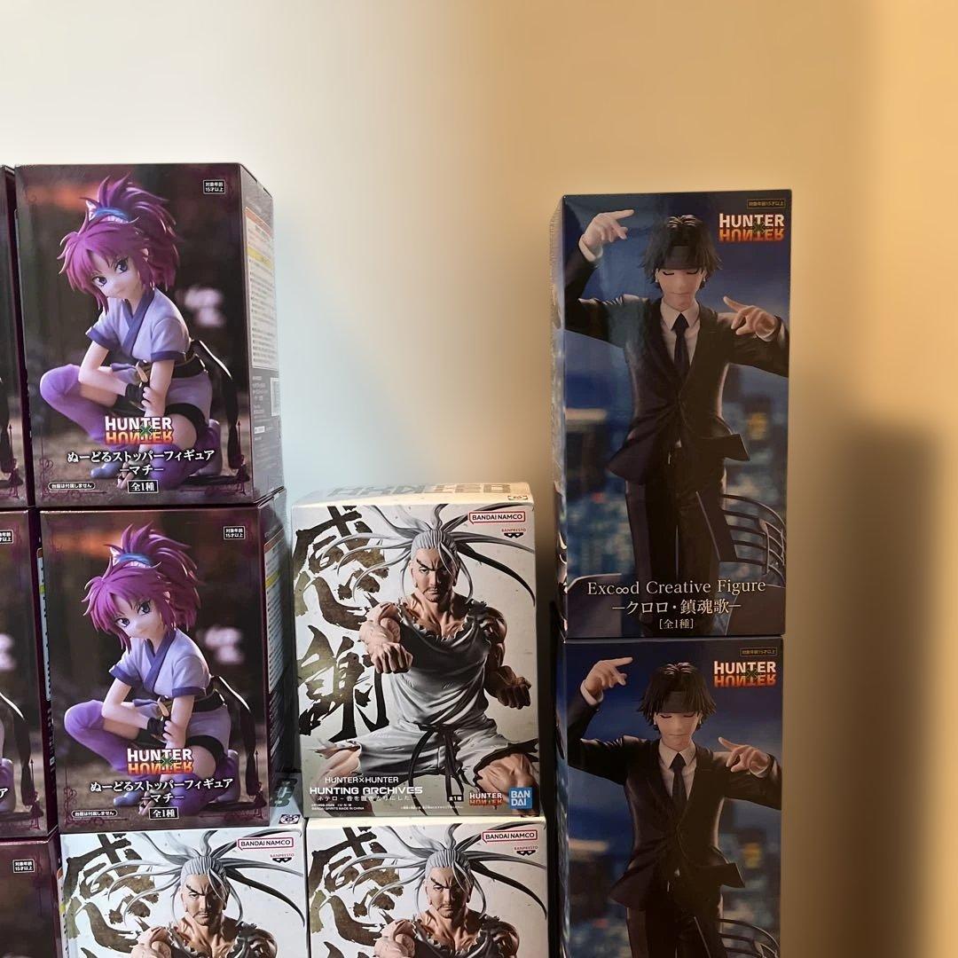 HUNTER×HUNTER クロロ マチ ネテロ フィギュア 18個 - メルカリ