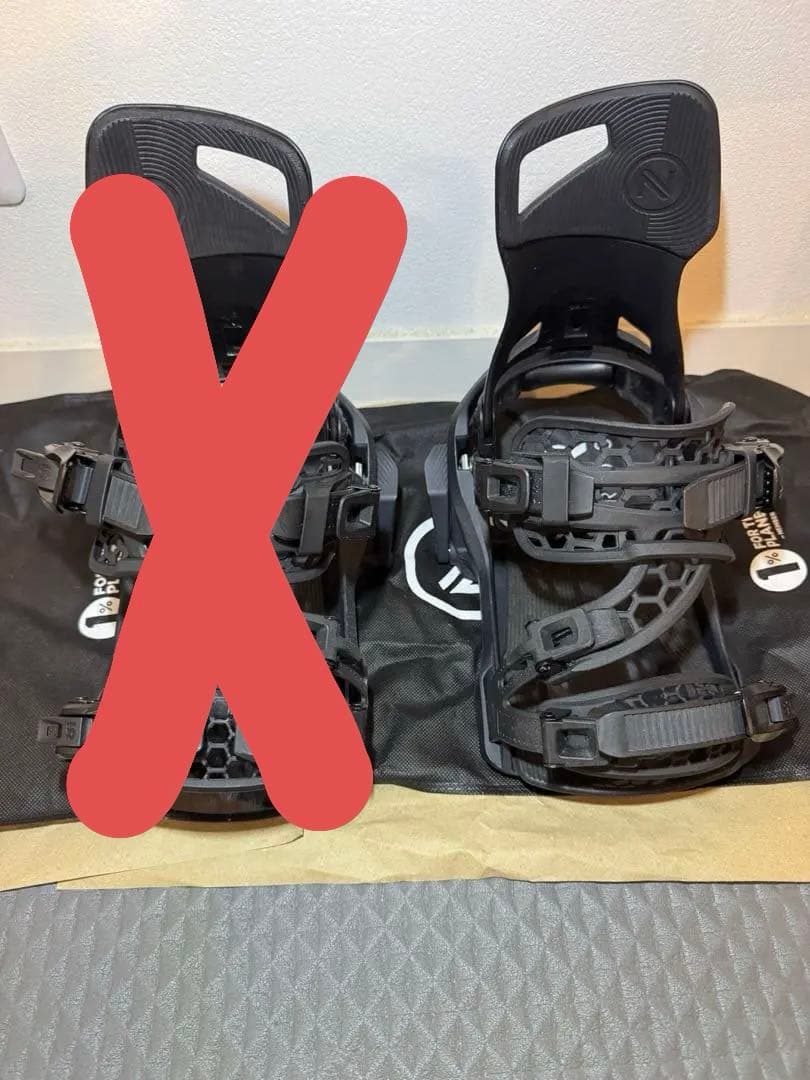 【左足のみ】Nidecker Supermatic 23-24 M Black □ Nidecker □ Supermatic Bindings 2023-24 / Black - LADE STORE