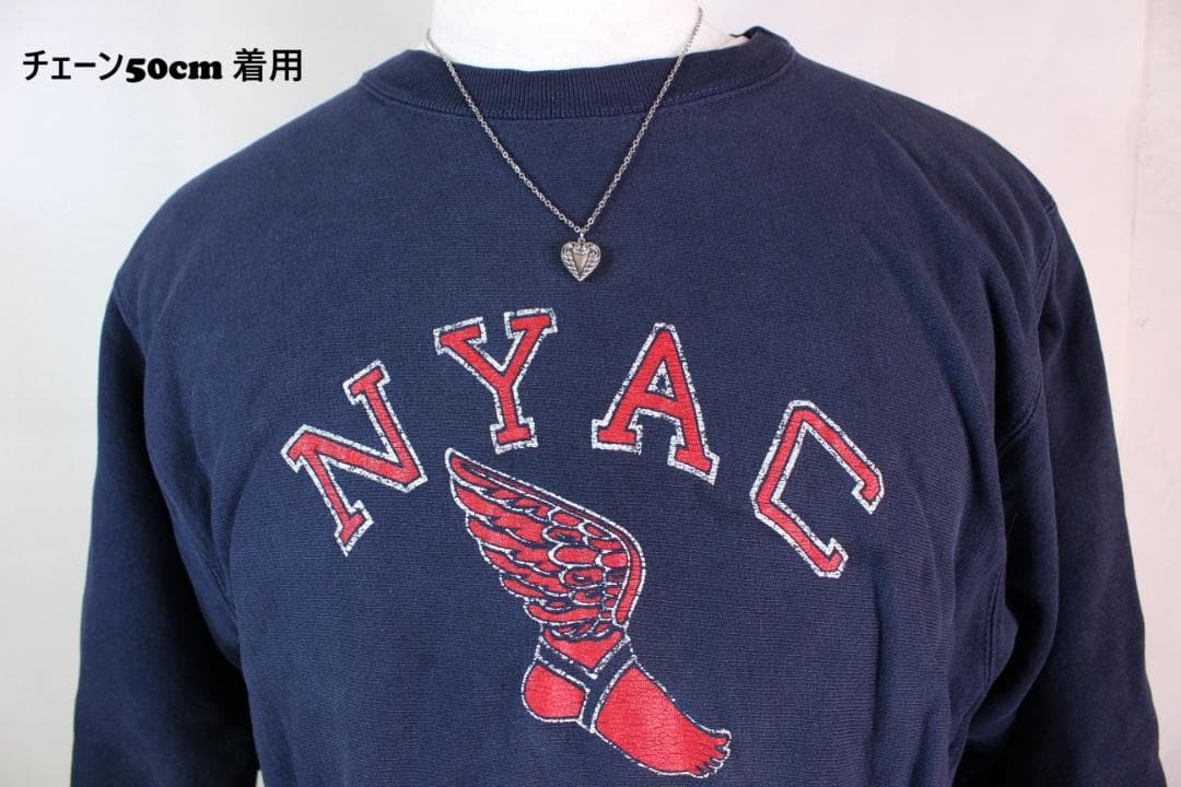 40s スウィートハートジュエリー WW2 シルバー チャーム 渦巻 唐草 波