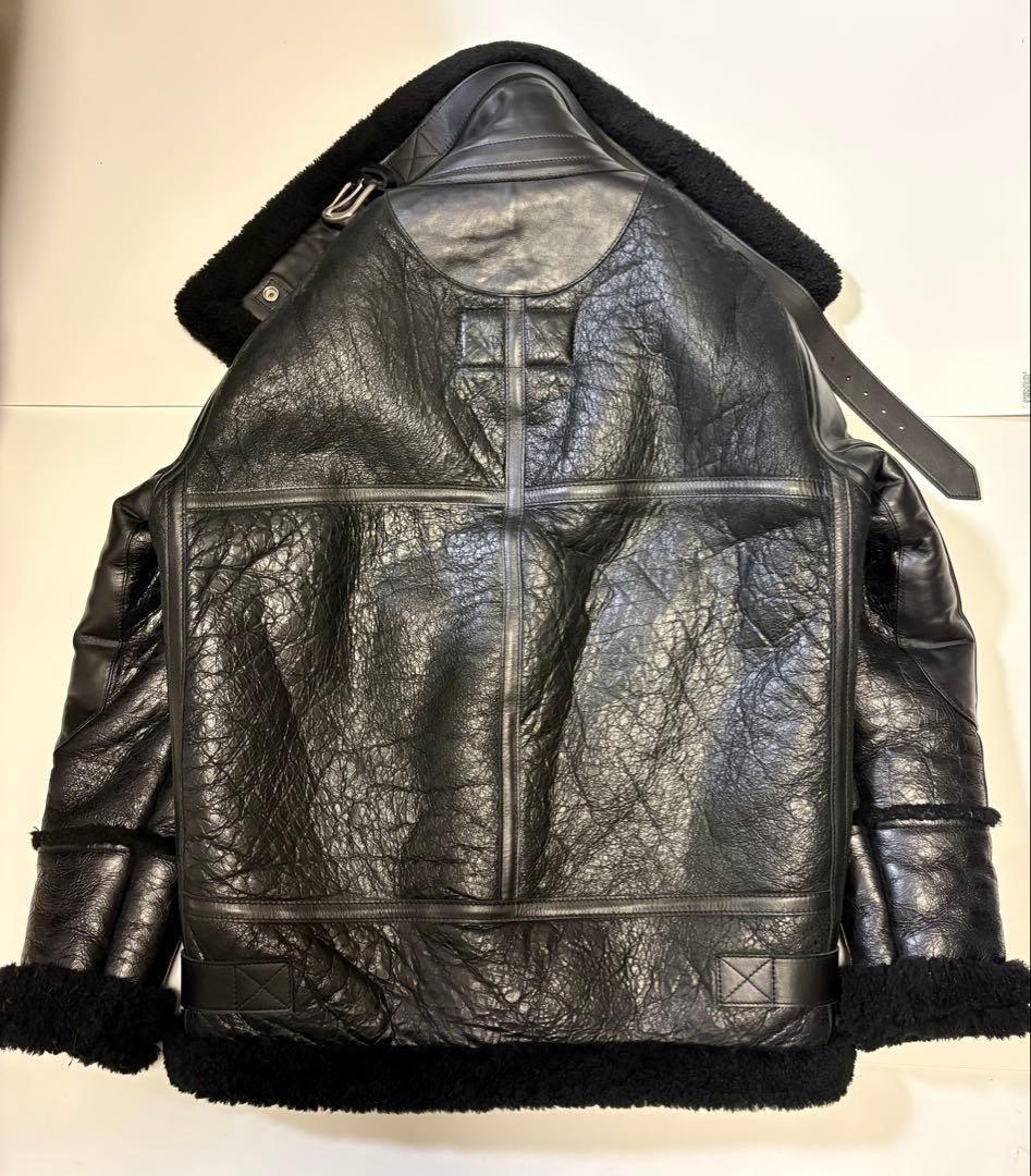 BALENCIAGA バレンシアガ ムートンジャケットボンバルディア34 メンズ