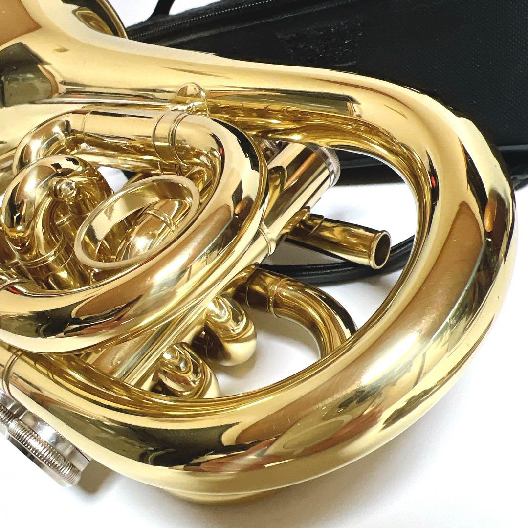 極美品】MINERVA MPT250L ポケットトランペット 管楽器 吹奏楽
