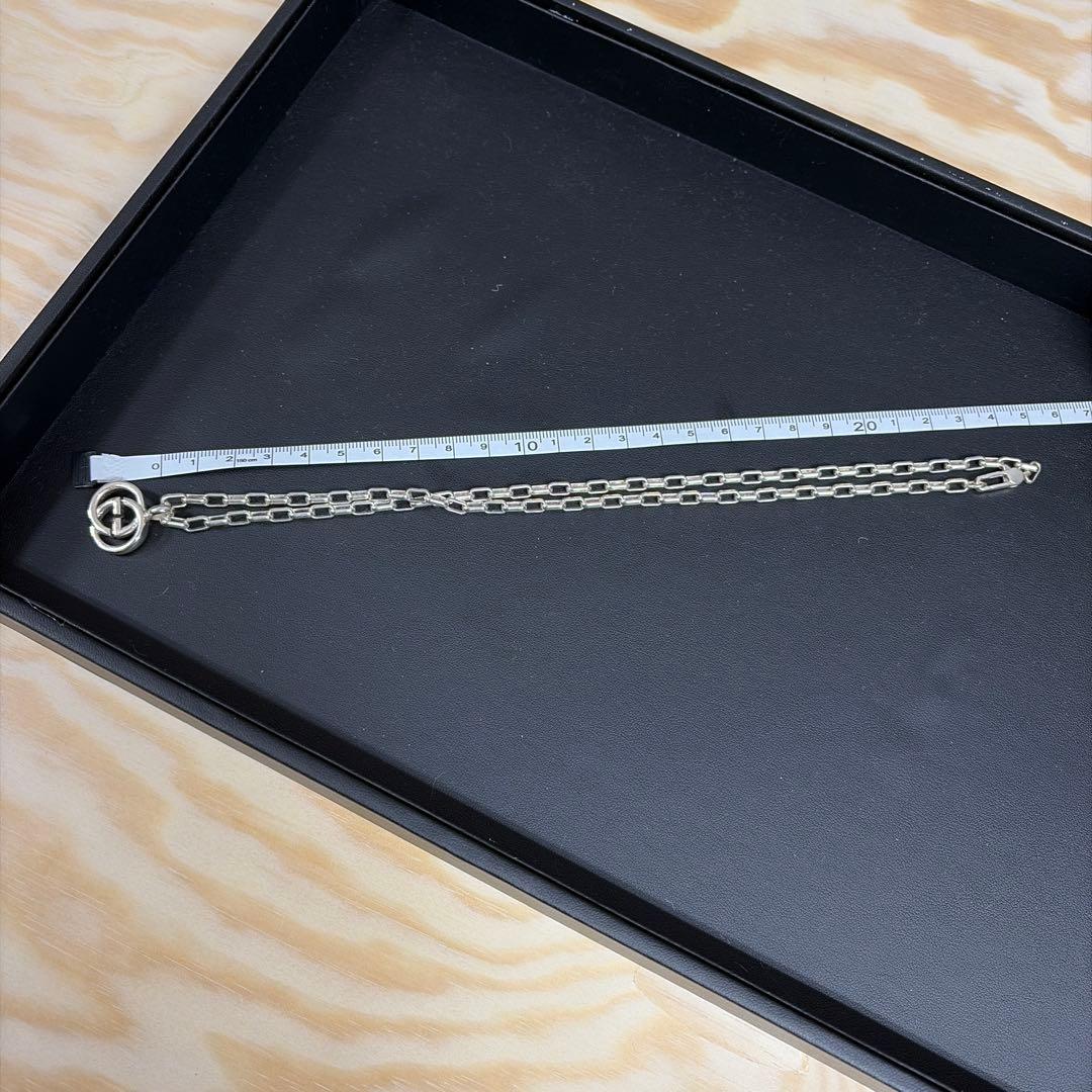 グッチ　GUCCI GGロゴペンダントネックレス　925 22.7g 本体のみ