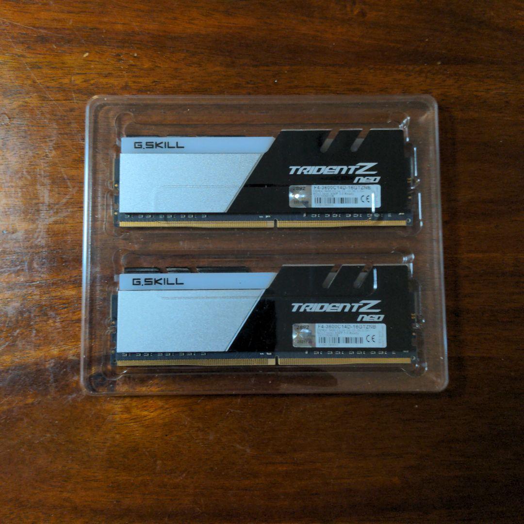 大幅値下げ美品 G.SKILL TridentZ Neo 16GB CL14