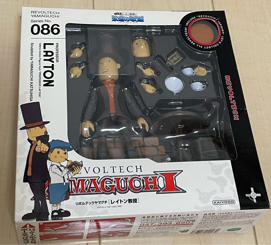 【未使用】リボルテックヤマグチ 086 レイトン教授 海洋堂 Amazon | [FIG]リボルテックヤマグチ No.086 レイトン教授 レイトン