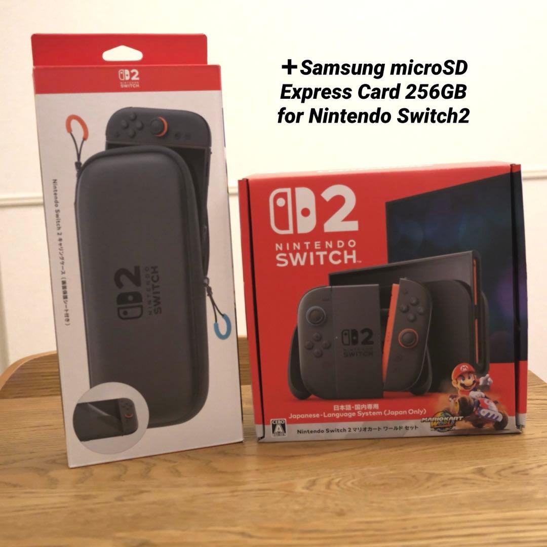 美品】Nintendo Switch2 +microSD Card 256GB - メルカリ