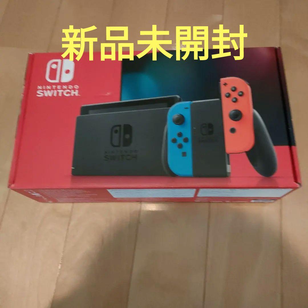 [新品外箱キズ有り]Nintendo Switchネオンブルー Nintendo Switch 「訳あり品-外装箱傷あり」新品 有機ELモデル ネオン