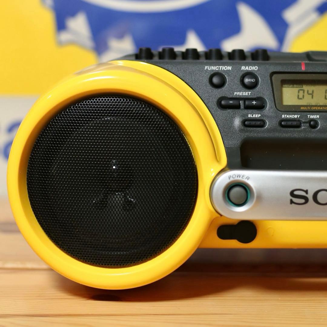 SONY SPORTS CDラジカセ アダプタ付