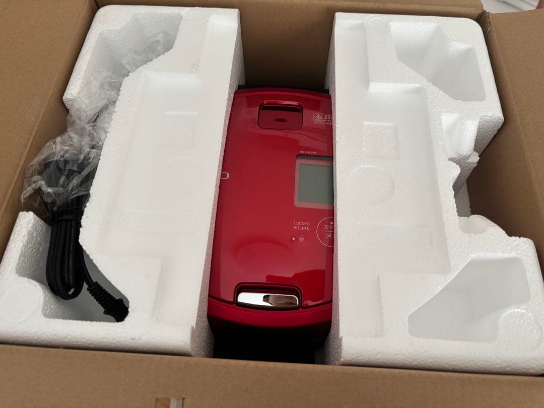 SHARP KN-HW24G-R 電気圧力鍋 赤