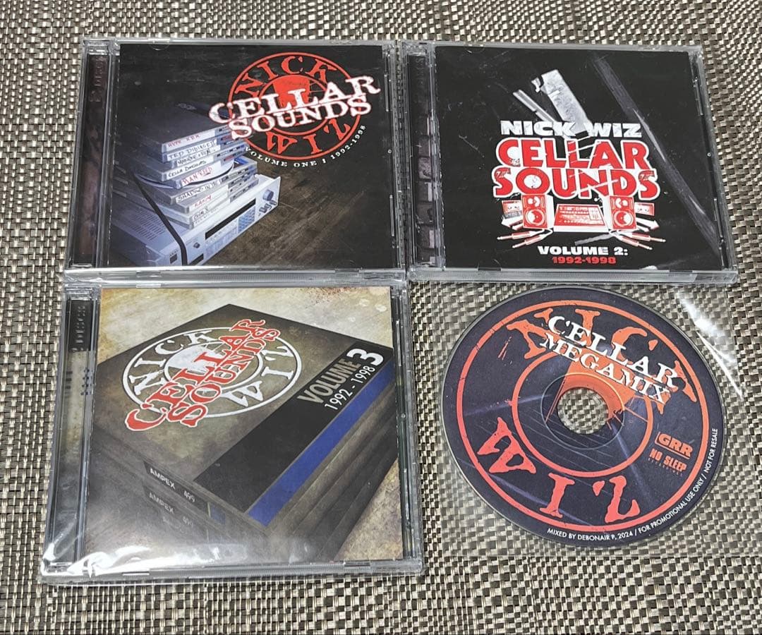 7CD】NICK WIZ cellar sounds vol.1,2,3 +α - メルカリ
