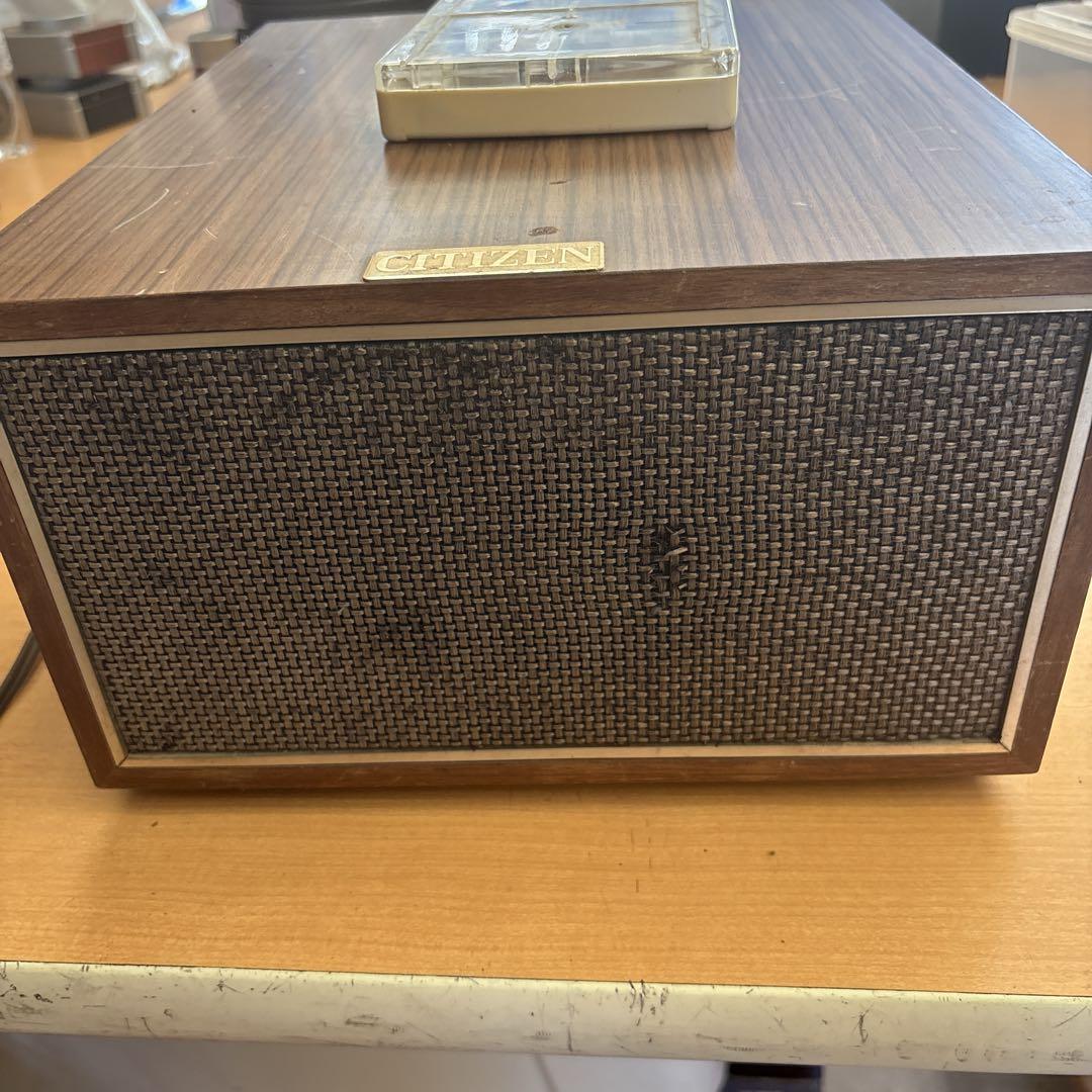 CITIZEN オーディオ機器 ウッド調 昭和レトロ